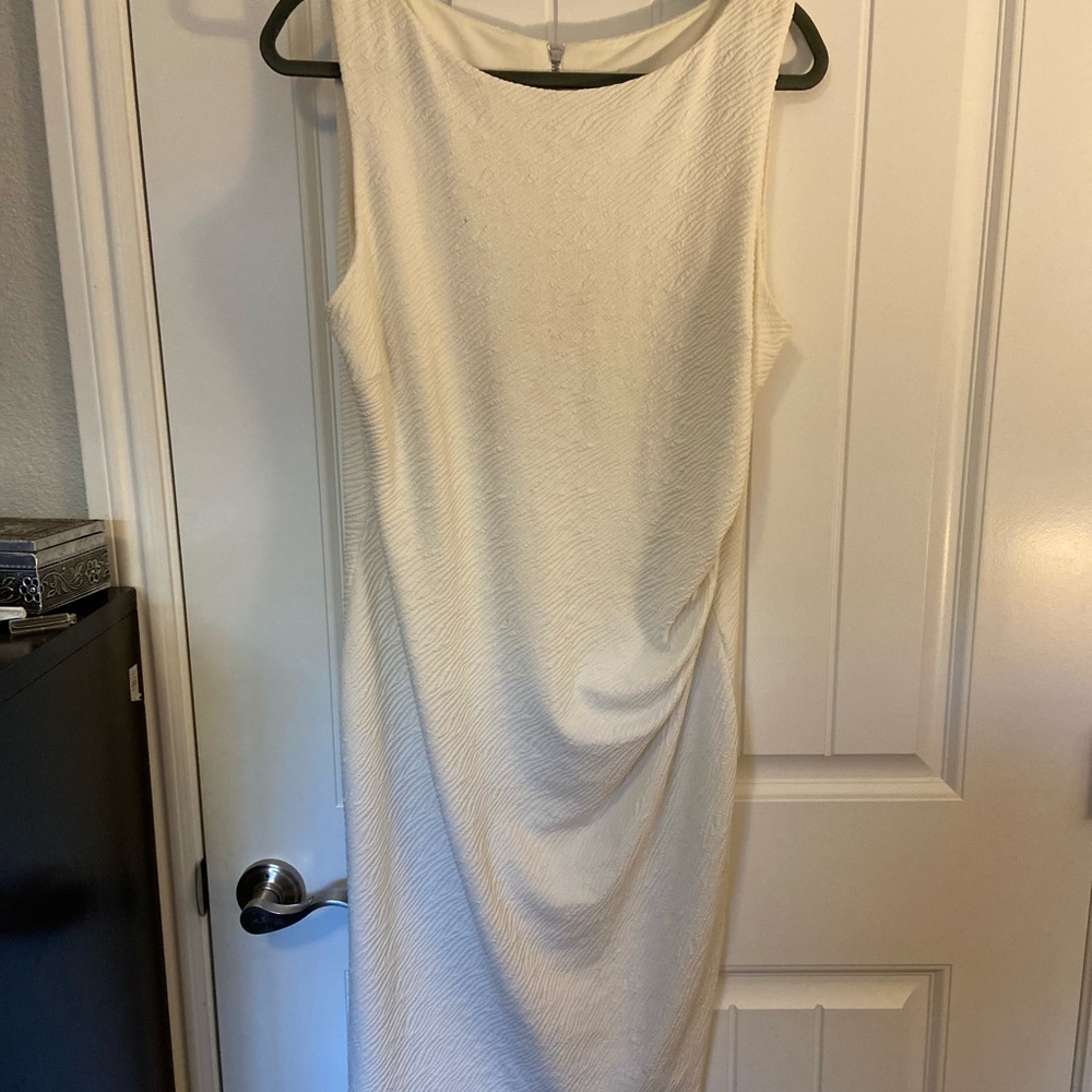 Cache White Bodycon Dress Sz XL